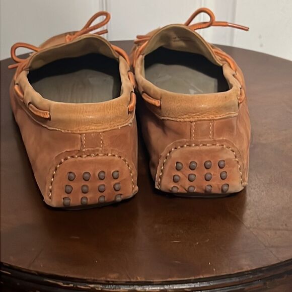 🔥🔥 COLE HAAN Peach Slip On Loafers in Fair/Good Condition - Men Sz 12 - Picture 3 of 8